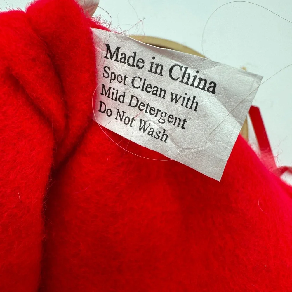 Disney Winnie the Pooh Tigger Red Felt Christmas Stocking Holiday Decor Applique